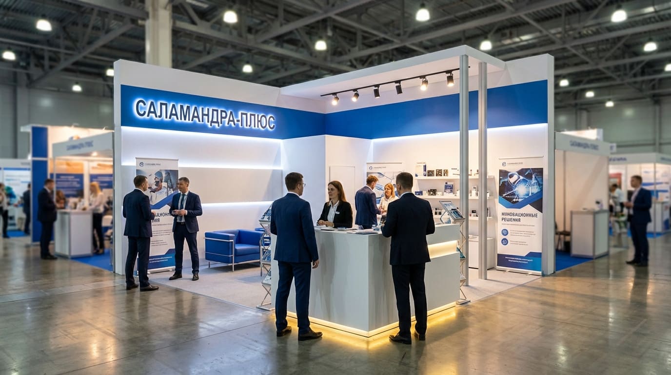 Профессиональный стенд компании САЛАМАНДРА-ПЛЮС